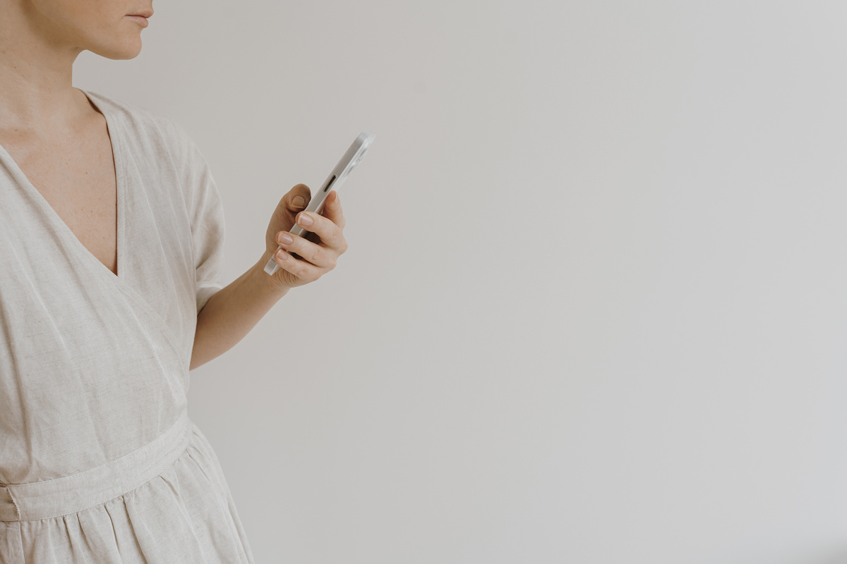 Person Holding a Phone